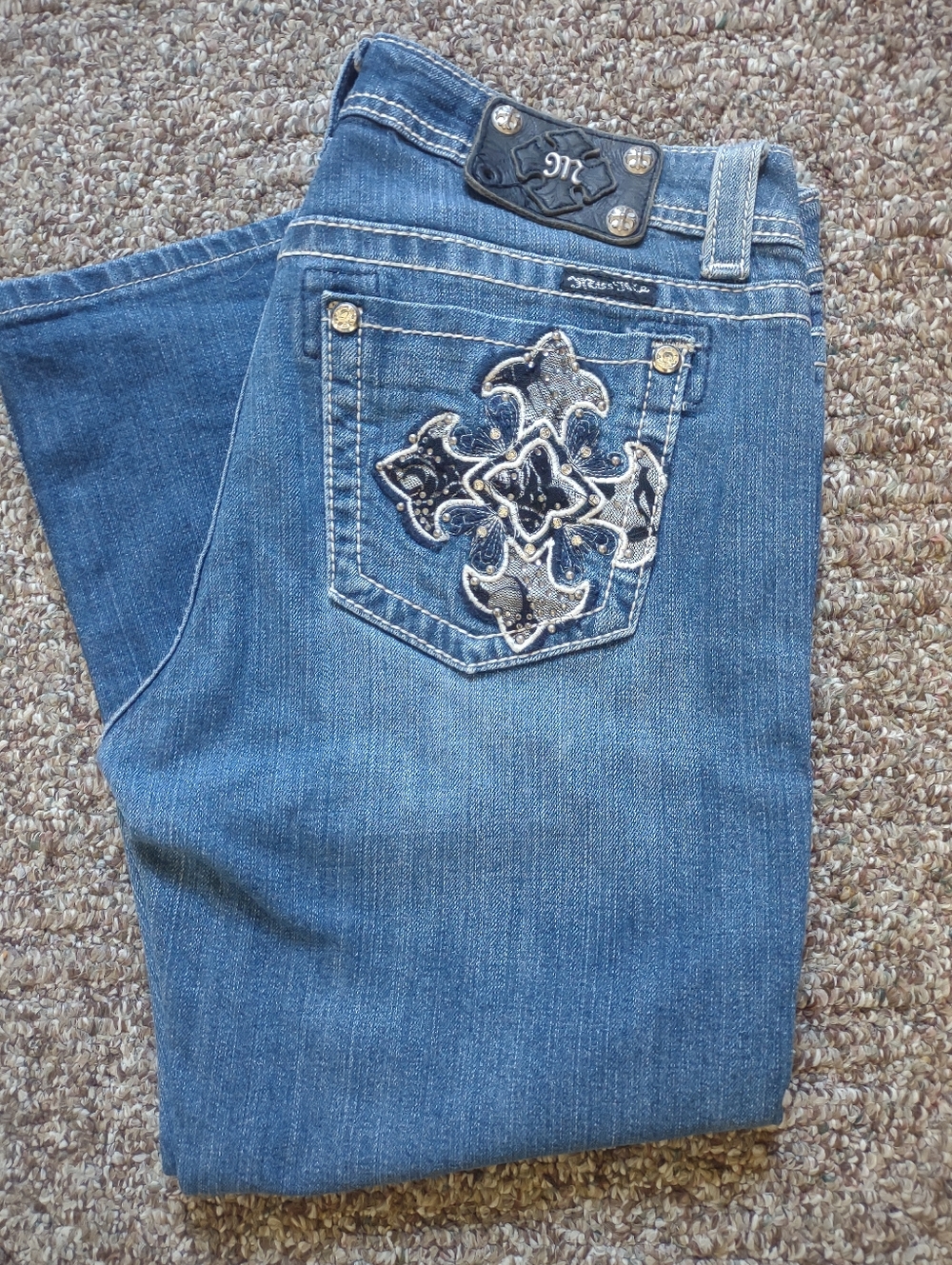 Miss Me Easy Capri Sz30
